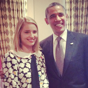 Dianna Agron, Barack Obama Dianna Agron, Barack Obama